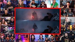 Youtubers React To Anakin Flashes As Darth Vader | Ahsoka Ep 5 Reaction Mashup