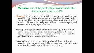 Top 5 Mobile App Development Company in USA