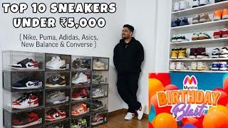 BEST Sneakers under INR 5K on MYNTRA | Nike, Adidas, Asics, Puma, NB, Asics & Rare Rabbit |