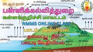 DAY 39 NMMS ONLINE CLASS நீர் பலபடி வேதியியல்