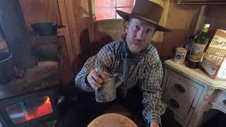 Camp Cooking, Baking Biscuits On A Woodstove