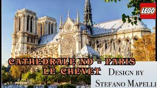 Partie 1 : le chevet Cathédrale de Notre Dame LEGO. PARIS