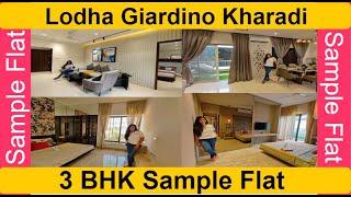 Lodha Giardino  Kharadi Pune | 3 BHK Sample Flat Tour | Lodha Preferred Partner