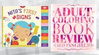 Nita's First Signs Childrens Board Book Review by Kathy MacMillian