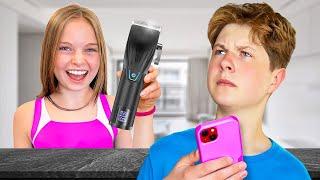 Sister Pranks Brother for 24 Hours! *extreme*