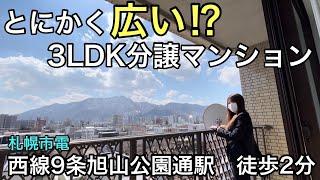 【札幌分譲マンション】景色をひとり占め!? 展望最高な最上階3LDK!!