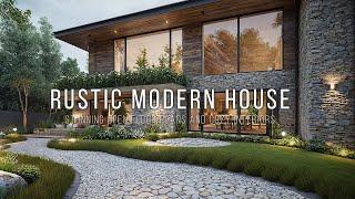 Rustic Modern House Design Ideas: Stunning Open Floor Plans and Cozy Interiors