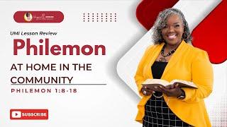 Philemon Bible Study | At Home in the Community | July 14, 2024 | UMI Sunday School