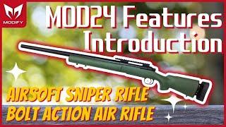 【MOD24】Bolt Action Air Rifle MOD24 Features Introduction