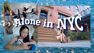 A productive day in my life | living alone, exploring Brooklyn, apartment makeover