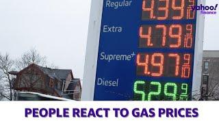 Gas prices: People react to increased gas prices