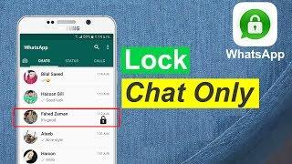 Now Lock Specific WhatsApp Chat only | WhatsApp Tricks 2020