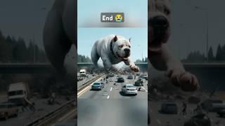 BullDog  Horrible scene ao the road. #shorts #pets #petlover #pet #aidogs #ai #sadstory #viralshort