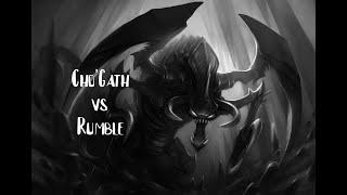 RANK 1 CHO'GATH WORLD VS RUMBLE | I HATE THIS CHAMPION | Sakuritou