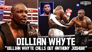 Dillian Whyte calls out Anthony Joshua for highly anticipated rematch after stopping Tetteh! 