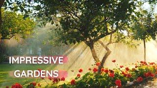 The Most Beautiful Gardens In The World - 4K Film With Soothing Music