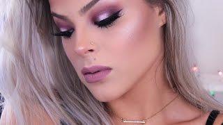 GLAM Makeup Tutorial using MUG eyeshadow | Dramatic Mauves