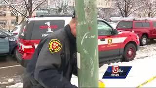 Harvard boat house sinks into Charles