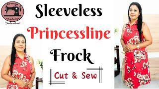 Sleeveless Princessline Frock