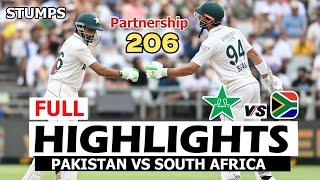 Pakistan Vs South Africa Highlights | 2nd Test Match Day 3 Stumps 2025 | Pak Vs Sa