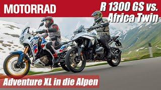 BMW R 1300 GS vs. Honda CRF 1100 Africa Twin AS ES DCT | Adventure-XL - Alpen Masters 2024