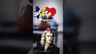 As 3 leis de Newton em 1 minuto #física  #curiosidades  #ciência  #leisdenewton