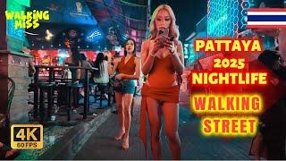  PATTAYA NIGHTLIFE Walking Street | on 2025 New Year's Eve | Walking Tour