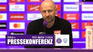 Live: Pressekonferenz nach Austria Wien - TSV Hartberg 1:0 (11/2024) #faklive #ViolaTV #Veilchen