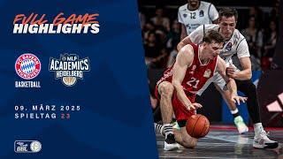 FC Bayern München Basketball vs. MLP Academics Heidelberg - Full Game Highlights - Spieltag 23, 2024