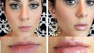 How to Make Your Lips Look BIGGER and FULLER! (with makeup)