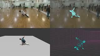 Breakdancing motion capture with Move.ai