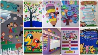 Latest school decoration ideas 2024 | School wall decoration  ideas | How to decor school