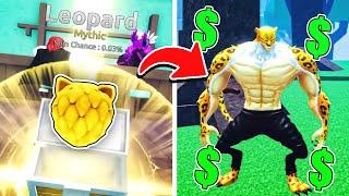 I Spent 100,000 ROBUX To Get The OVERPOWERED Awakened Leopard Fruit