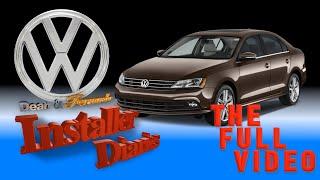 Full car stereo install in a VW Jetta