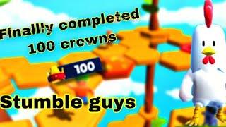 Completed 100 crowns | STUMBLE GUYS | TOXIC PJ YT