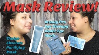 DO THEY LIVE UP TO THEIR CLAIMS? | THALGO FACE MASK | BEAUTY PRO EYE MASK