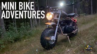 Coleman CT200U EX Mini Bike Adventure in the Woods Part 1