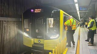 NEW! CRRC HR4000 Subway Train departing Los Angeles Union Station