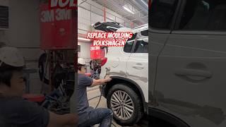 Car body Repair Denting and painting, replace moulding  #auto #car #automobile