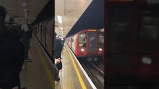 Central line train approaching platform #like #subscribe #share #new