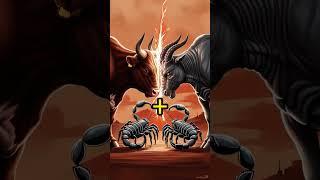 Bull  + Scorpion   #hybrid  #shorts # youtube #Aditya AI #editz
