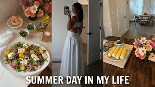 hosting a few dinner parties at my house, new home decor, cute summer looks & more!