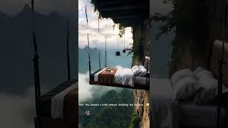 Relaxing or Terrifying? Floating Bed in the Clouds #asmr #nature #slumber #sleeptight #sleepytime