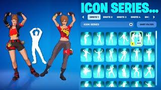 ALL FORTNITE ICON SERIES DANCES & EMOTES