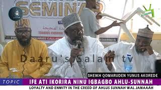 IFE ATI IKORIRA NINU IGBAGBO || FADILATUL SHEIKH QOMARUDEN YUNUS AKOREDE HAFIZOHULLOH