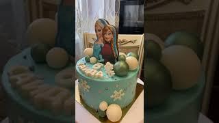 Торт холодное сердце