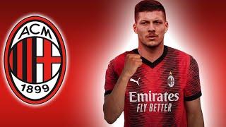 LUKA JOVIC 2023 | Welcome To AC Milan  Magic Goals, Skills, Passes & Aerial Duels (HD)