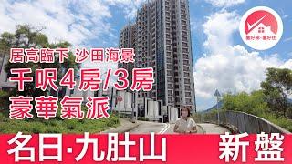 【#置好睇名日九肚山 示範單位】長實麗坪路 #新盤睇樓：「名日．九肚山」千呎四房雙套間隔 / 千呎三房 落地玻璃沙田海景 居高臨下｜沙田區買樓筍盤介紹｜#CarinaLeung筍盤推介 #置好住九肚山