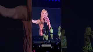 “everyone silent~” said rosé to the filo blinks!  and look what happened… #shorts