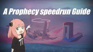 How to speedrun the Prophecy dungeon!